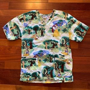 Disney scrub top